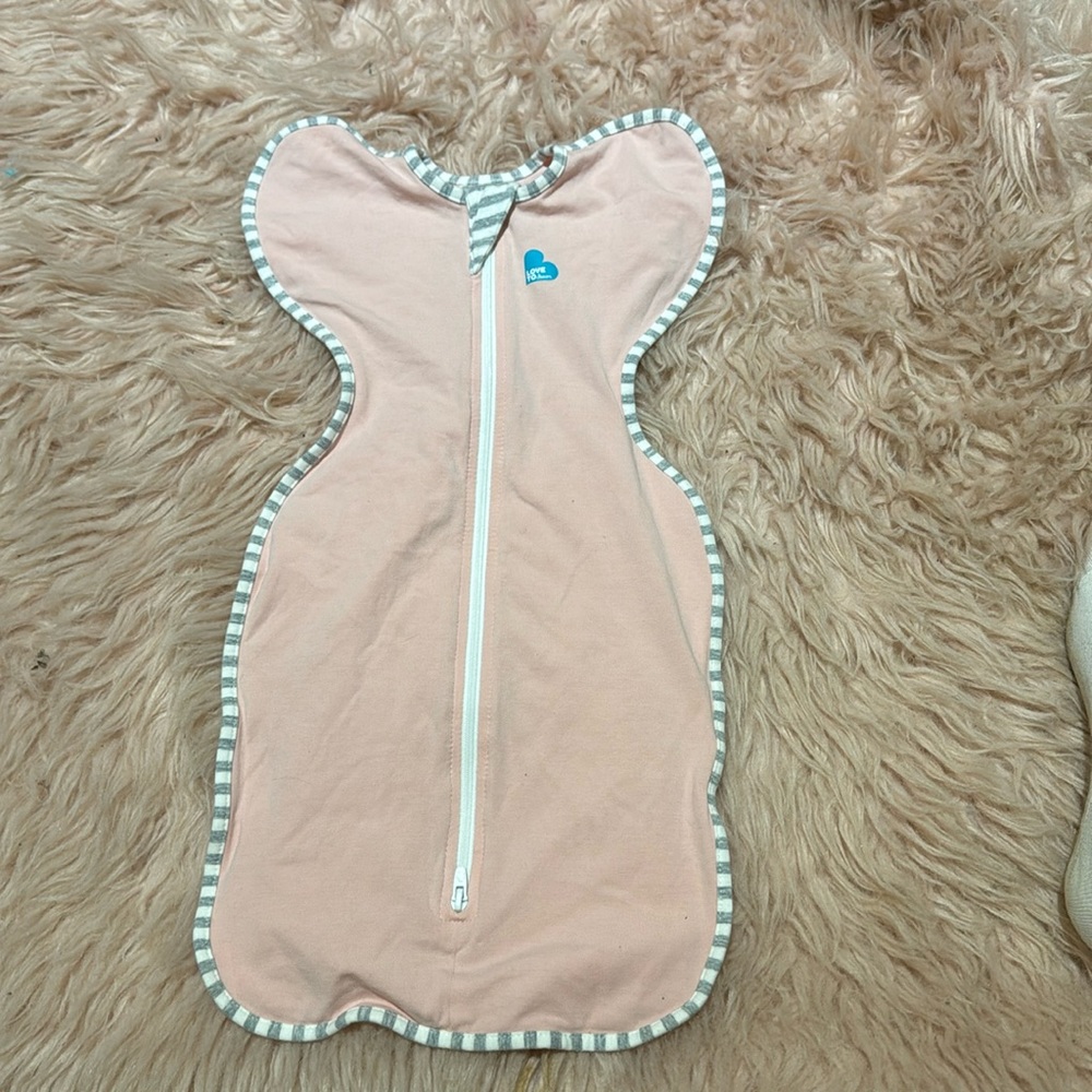 pink newborn love to dream swaddle